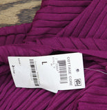 INC International Concepts Sweater Dress Long Sleeve Autumn Berry Purple L