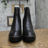 Sun + Stone Womens Kinsley Platform Booties 10014121100 Black 9.5M