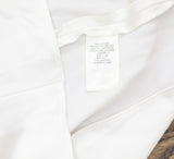 Alice + Olivia Womens Square Neck Harmon Drapey Slip Tank Off White M