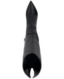 Inc International Concepts Damoni Mid-Heel Over The Knee Boots Black Smooth 7M