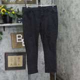 Jennifer Lopez Womens Stretch 5-Pocket Skinny Jeans Black 12P Short