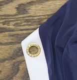 Beyond Control Control Grommet Swimdress with Underwire Dark Navy Blue / White 8