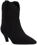 INC International Concepts Womens Secia Western Booties Black Microsuede 10M
