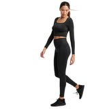 All In Motion Womens Lurex Seamless High-Rise Leggings 92340209 Black L