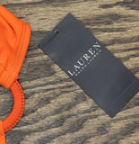 Lauren Ralph Lauren Macrame-Ring Hipster Bikini Bottom Persimmon Orange 14