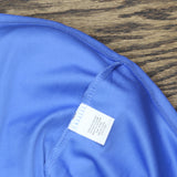 Ny Collection Womens Petite Short Sleeve Belted Swiss Dot Dress Sky Blue PL