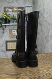 Wild Fable Womens Rebel Tall Moto Buckle Boots 90366583 Black 5.5M