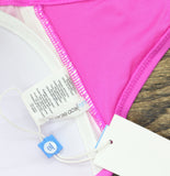 Bleu By Rod Beattie Shirred Bikini Swim Top With Molded Cups Dahlia Pink 36DD