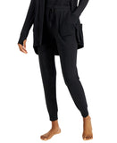 Alfani Womens Super Soft Solid Jogger Pajama Pants 100144034MS Black XL