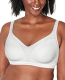 Playtex Womens 18 Hour Bounce Control Convertible Wireless Bra 4699 White 40C