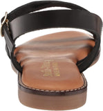 Bella Vita Made in Italy Women's Ala-Italy Flat Sandal ALAIT Black Leather 8.5M