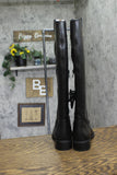 INC International Concepts Womens Fawne Riding Leather Boots FAWNE Black 6M