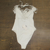 L*Space Womens Desert Days One Piece Swimsuit LSDEMC25 White XL
