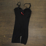Spanx Womens Suit Your Fancy Strapless Cupped Mid-Thigh Bodysuit 10156R Black XS