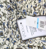 B. Darlin Juniors Floral-Print Smocked Dress T20AK46 Ivy Dust Blue Multi 5/6