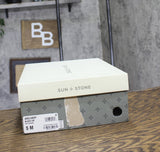 Sun + Stone Womens Adelinee Faux Leather Ankle Boots 10017856000 Black 5M