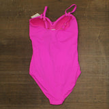 Leilani Womens One Piece with Removable Straps Pink 10