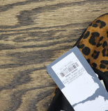 Universal Thread Mary Jane Flats with Ankle Strap 94462393 Leopard Dark Brown 8M