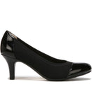 Lifestride Women's Parigi Stretch Dress Pump Shoes F1687M1 Black 8.5M