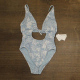 Sanctuary In The Meadow V-Wire One Piece Swimsuit SAIT25296 Multi Blue L