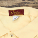 The Greenbrier by Corbin Mens West Virginia Cotton Golf Polo Shirt Yellow XL