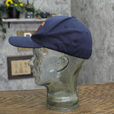 Zkapz Mens Vintage Fitted Virginia State Roadeo 2002 Baseball Hat Navy Blue S/M