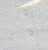 A New Day Long Sleeve Rhinestone Button Down Party Cardigan Sweater Mint Blue XS