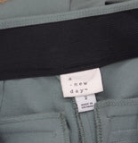 A New Day Womens High-Rise Skinny Ankle Pull-On Pants Trousers Olive Green 2
