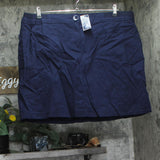 Karen Scott Twill Skort with Pockets 100135140WN Intrepid Blue 20W