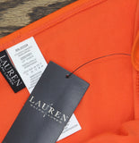 Lauren Ralph Lauren Macrame-Ring Hipster Bikini Bottom Persimmon Orange 10