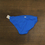Lauren Ralph Lauren Beach Club Solid Macrame Ring Bottom Bikini Electric Blue 8
