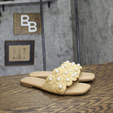 A New Day Womens Delaney Ornament Slide Sandals 93654557 Tan Brown 6.5M