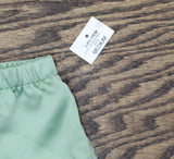 State of Day Womens Crepe De Chine Pajama Sleep Shorts Green M
