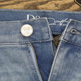 Dg2 Womens Virtual Stretch Boot-Cut Jeans 567176 Chambray Blue 8P