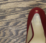 Michael Michael Kors Womens Luna Mid Pumps Heels 40F4LUMP3L Deep Red 8M