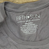 Fifth Sun Womens Graphic Give Love Sleeveless T-Shirt Tee 1666cdb064f324 Gray S