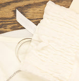 Ny Collection Womens Crepe Blouse Top with Necklace MCRU1045 White L