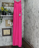Vince Camuto Draped Halter Jumpsuit 9151935 Pink XL