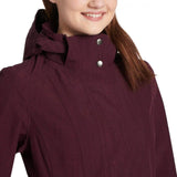 Kirkland Signature  Ladies Trench Rain Jacket 7778999 Merlot Purple 2XL