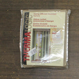 Thermalogic Set of 2 Insulated Grommets Cotton Curtain Panels Khaki 40 x 54