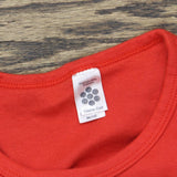 American Apparel Kids Girls Vintage Clif Bar Graphic T-Shirt Tee Red M