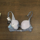 Bar III Womens on the Prowl Underwire Bikini Top MBOT25310 Navy Blue Multi XS