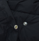 A New Day Winter Hooded Ripstop Mitten Cuff Belted Duvet Puffer Coat Black L