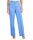 Anne Klein Womens High Rise Wide-Leg Pants 10895793 Adriatic Blue 2