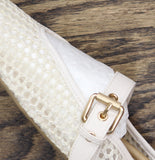DV Dolce Vita Womens Woven Mulaney Strap Ballet Flat Ivory Off White 8.5M
