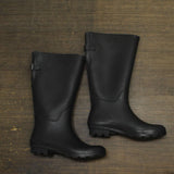 A New Day Womens River Tall Rain Boots 92275090 Black 10M