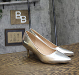 French Connection Womens Kate Flex Pumps Silver Gray 8.5M