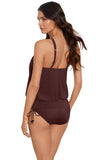 Magicsuit Womens Marley Shanice Underwire One Piece Swimsuit Chestnut Brown 14