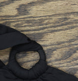 Lauren Ralph Lauren Macrame-Ring High-Neck One-Piece Swimsuit 20501267 Black 10