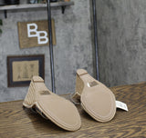 A New Day Womens Ansel Double Band Open Toe Wedge Heels 93320231 Tan Brown 7.5M